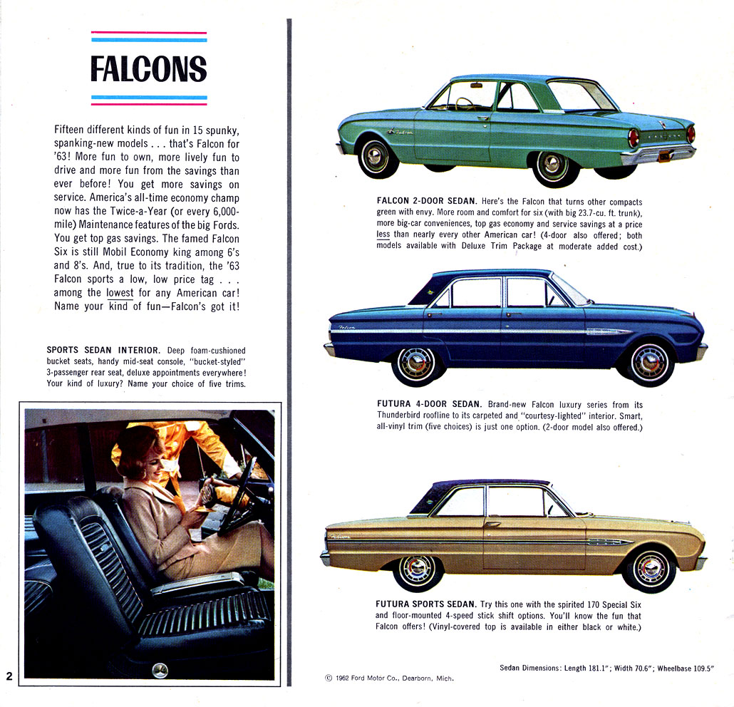 1963 Ford Brochure Page 14